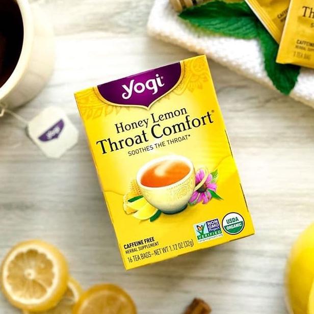 

(BISA COD) Yogi Tea, Honey Lemon Throat Comfort, 16 Tea Bags, 32 g GRATIS ONGKIR Kode 458