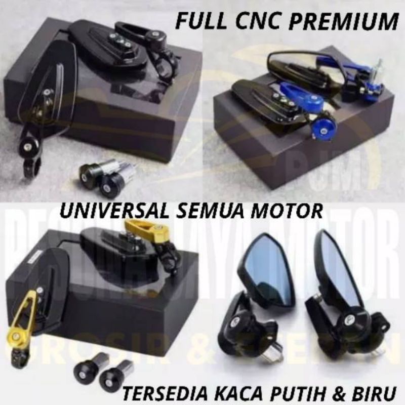 Spion Jalu Spion Bar End Oval Universal Nmax,Aerox,Pcx,Vario,Beat