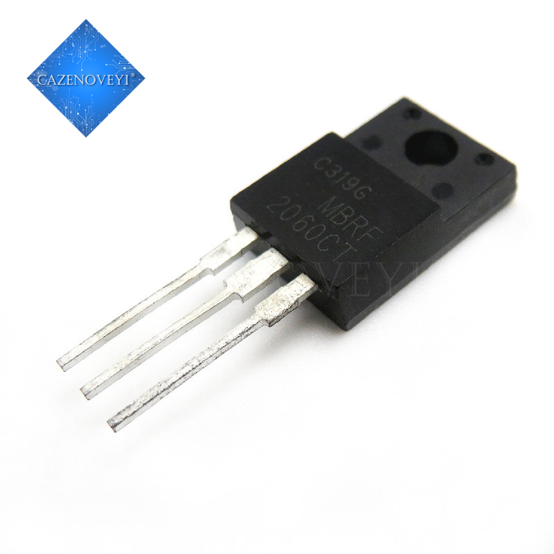 10pcs Ic Mbrf2060Ct Mbrf2060 Mbr2060 Mbrf20200Ct Mbrf20200Ct 20200ct To-220F