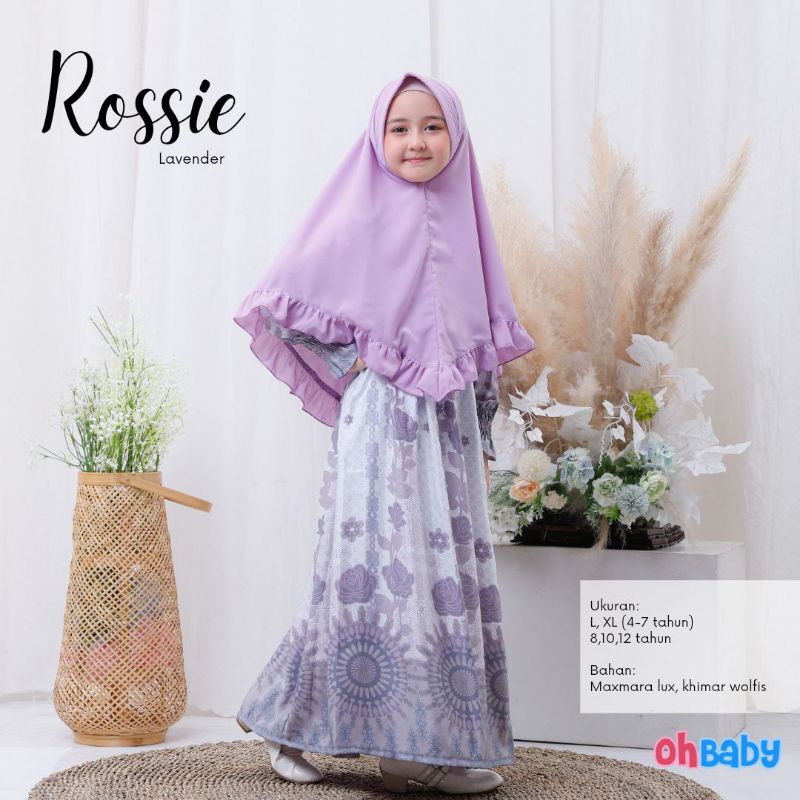 [Ankho_Shop] Gamis Anak Ohbaby Rossie Lavender