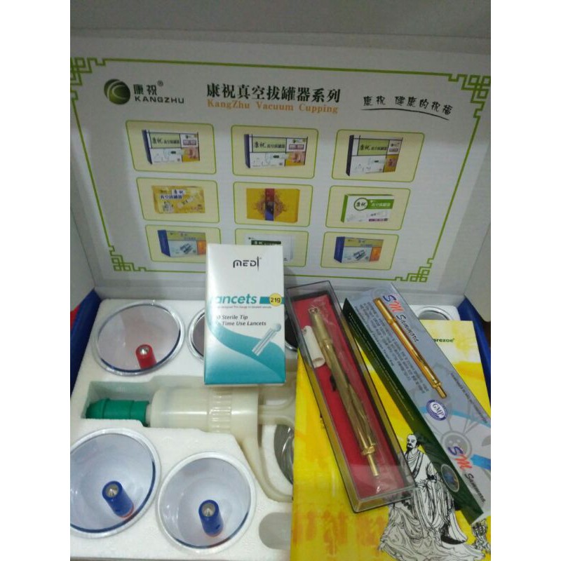 Alat Bekam Kangzhu cup 12 - Paket Lengkap