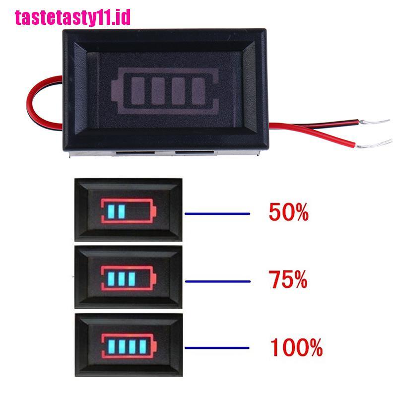 Modul Indikator Voltmeter Kapasitas Baterai Lithium 3S 12.6V