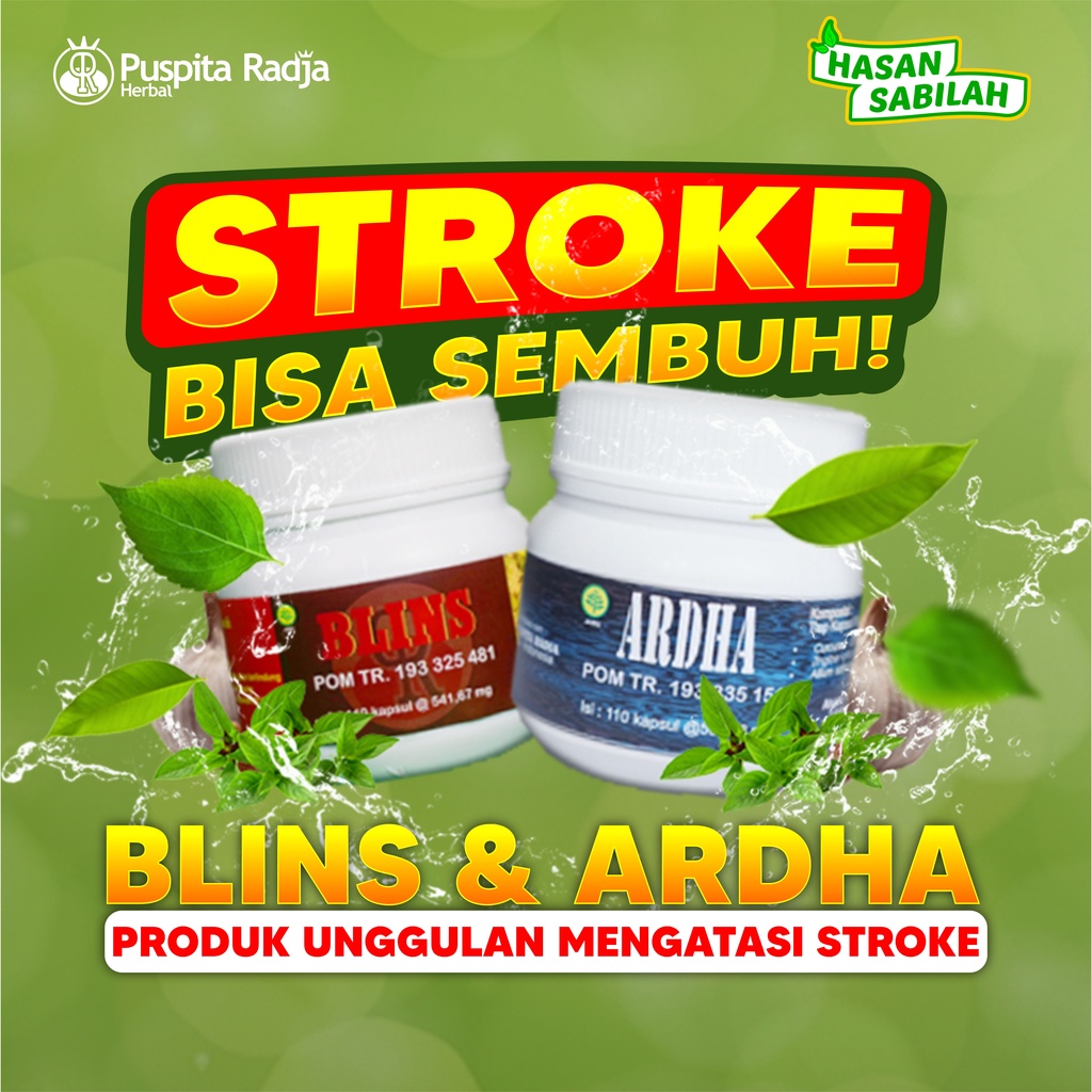 [BISA COD] Paket Penyembuhan Stroke Ardha & Blins Hasan Sabilah Puspita Radja Herbal
