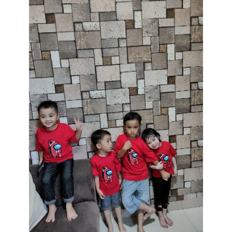 baju among us kaos couple family ibu anak bayi baby kids