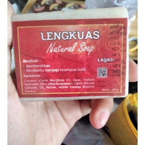 ❃[NEW PRODUK]☛ Sabun Organik Herbal Lengkuas - Mengobati Panu, Kutu Air dan Jamur/SABUN LENGKUAS PAN
