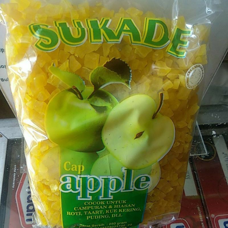 

Sukade 250gr Kuning Cap Apple