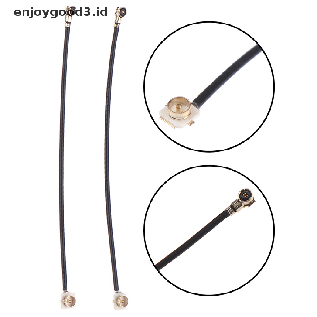 2pcs Kabel Konektor Antena Ipex-4 Ufl Female To Ipex-1 Untuk Intel Bcm94360Hmb