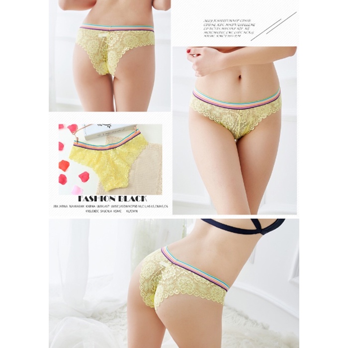 Wanita G-String Sexy Celana Dalam Bahan Lace thong C072