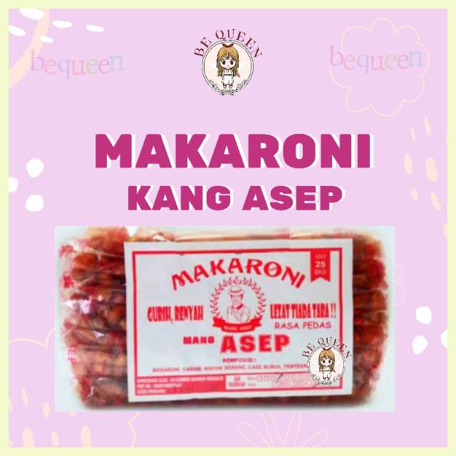 

MAKARONI PEDAS / ASIN * KANG ASEP * ISI 25Pcs