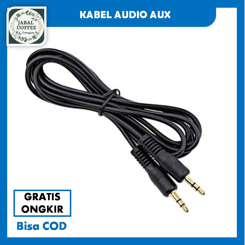 Kabel Audio Aux Jack 3.5 Mm Panjang 100 Cm / Kabel Aux Audio Jack 1 In 1 Untuk Handphone J114