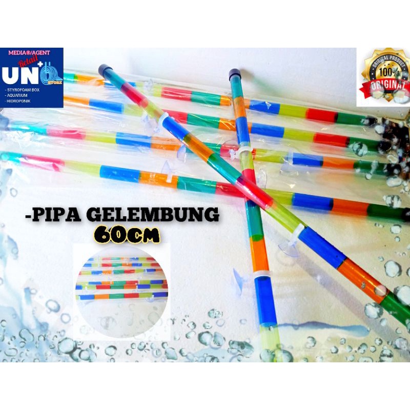 PIPA GELEMBUNG / AP STONE AQUARIUM 20/30/40/50/60cm Terbaru (MURMER)