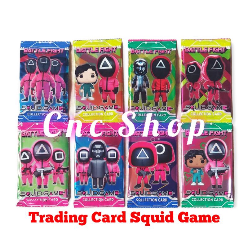 Trading Card Squid Game DG Mainan Kartu Koleksi Anak Murah