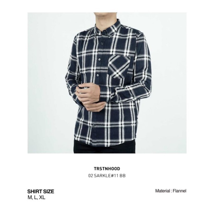 KEMEJA PRIA FLANEL LENGAN PANJANG ORIGINAL TORSTEIN
