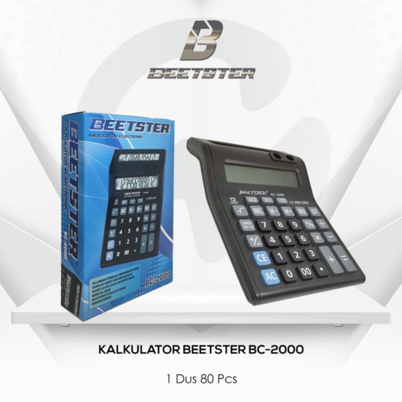 

Kalkulator 12 digit / 14 digit dengan 2 layar