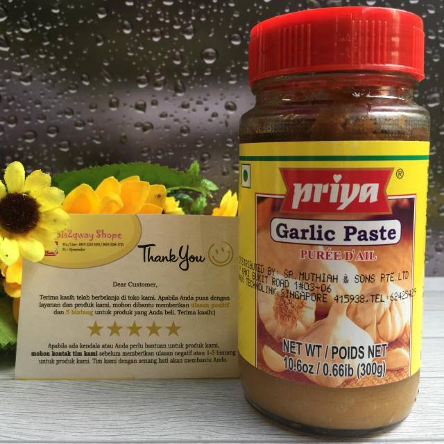 

PRIYA Garlic Paste 300gr / Pasta Bawang Putih