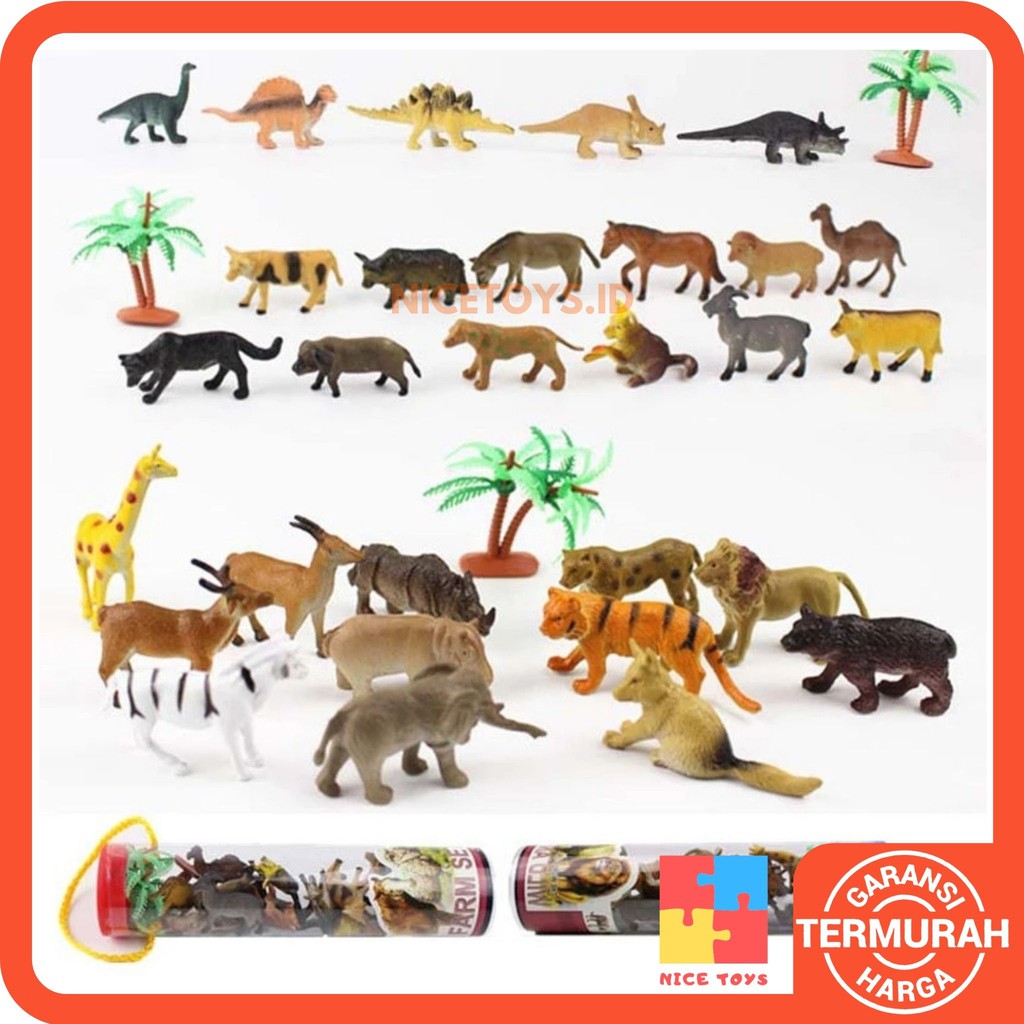 Miniatur Animal Miniatur Hewan Mainan Hewan Karet Miniatur Dinosaurus Mainan Dinosaurus Karet Set Mainan Miniatur Karet 12pcs