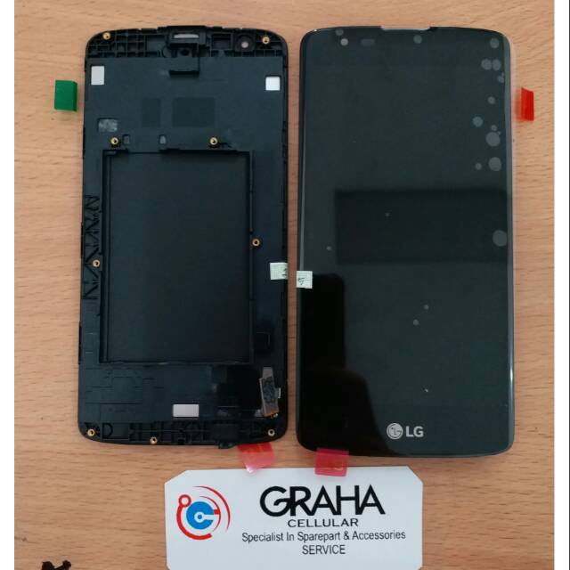 LCD LG K8 / K350 FULLSET TOUCHSCREEN + FRAME ORIGINAL