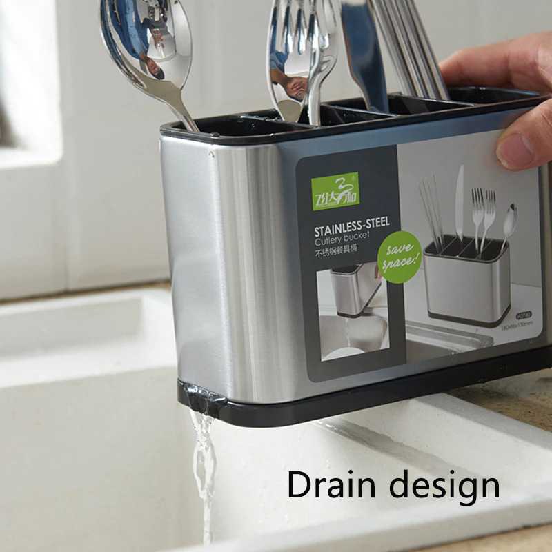 Gulegula Rak Alat Makan Sendok Garpu Dapur Cutlery Box Rack
