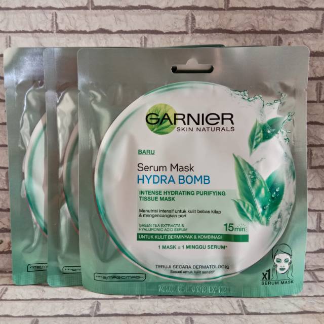 TERMURAH Garnier Serum Mask hydra bomb