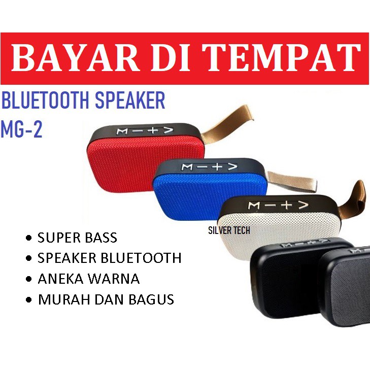 Blueetooth Speaker MG2 - Speaker Wireless - COD Bayar Ditempat