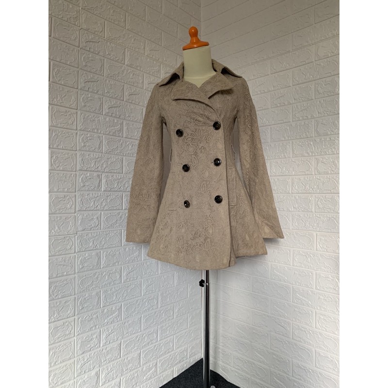 COAT LONG FULL BRUKAT - EGOIST