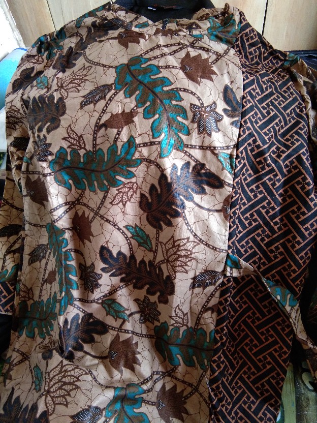 Batik Tunik Shibori Jumputan Terbaru Size M-xl/ Hrb026 Yelbor Navbor / Biru Putih / Original Bel