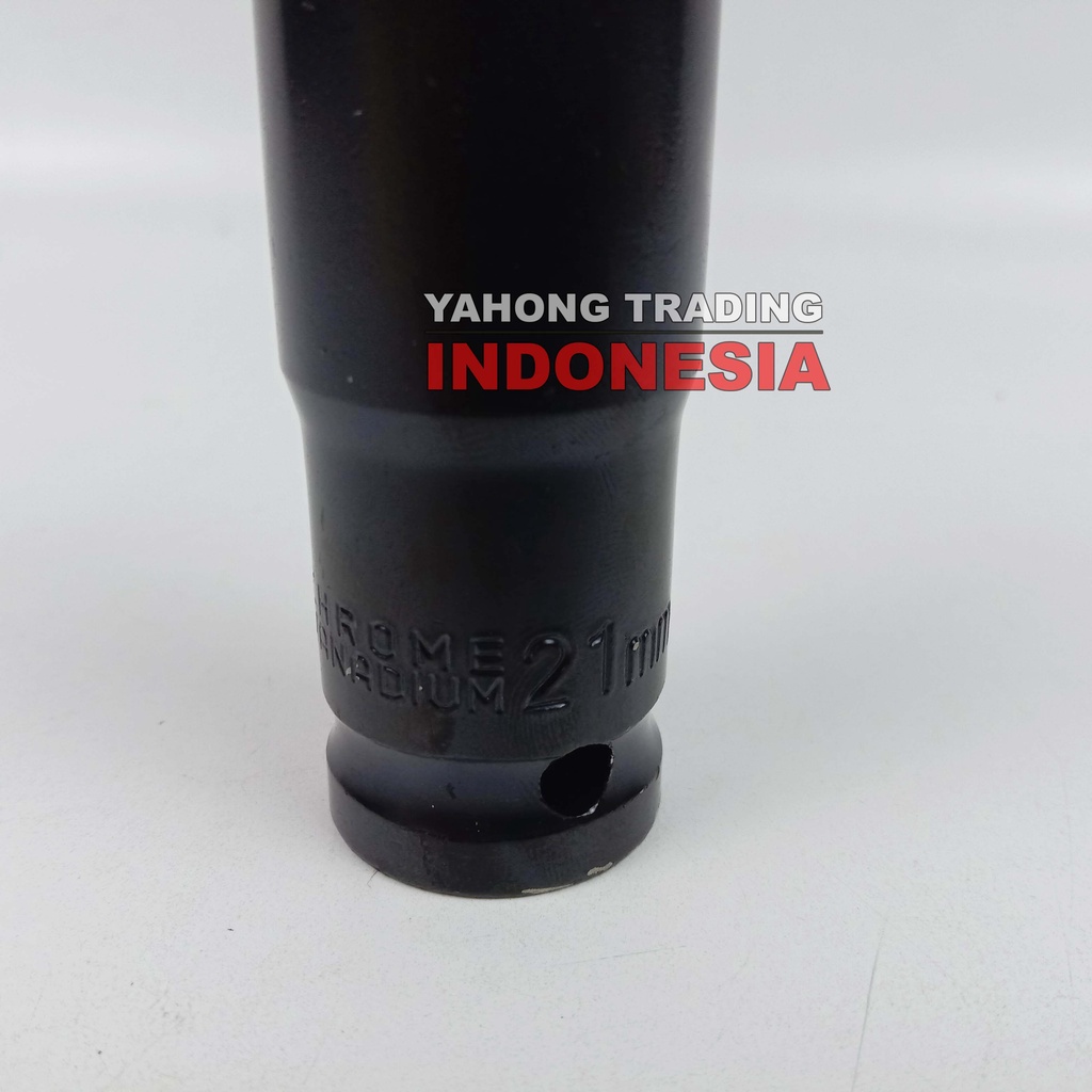 Deep Socket Impact Mata Kunci Sock Shock Sok 1/2 inch 14mm 21mm 24mm