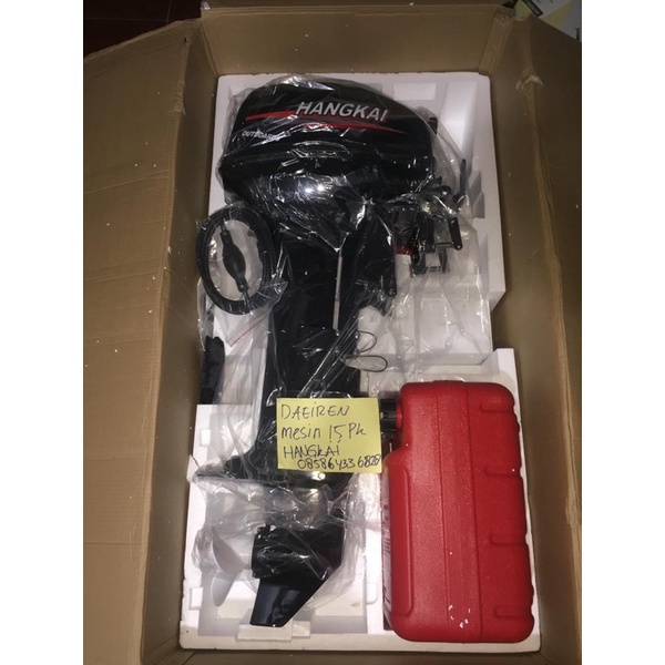 MESIN TEMPEL HANGKAI 15hp outboard kapal speedboat 15pk