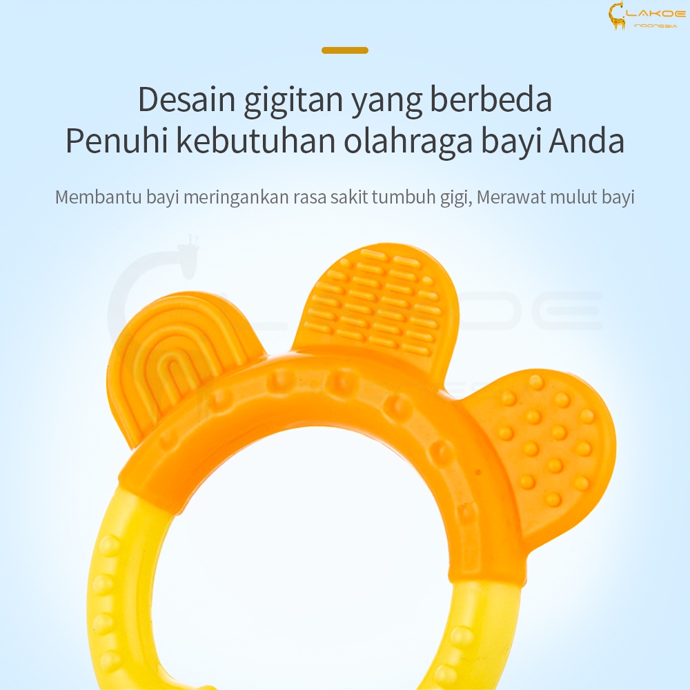 LAKOE Teether bayi /Gigitan bayi /mainan bayi model buah