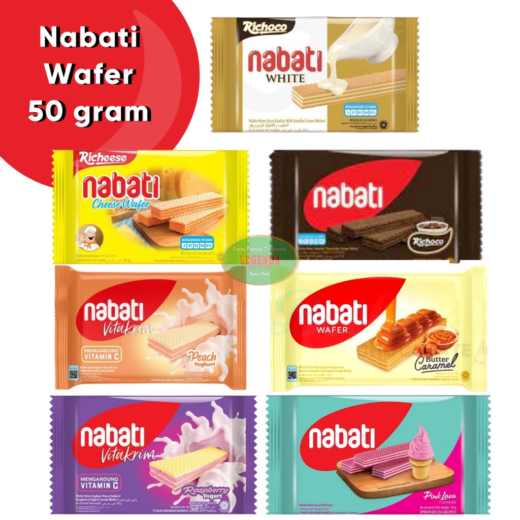 

TERLENGKAP Nabati Wafer 50gr richeese richoco