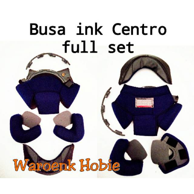 Busa helm ink Centro full set, aksesoris helm full face & half face
