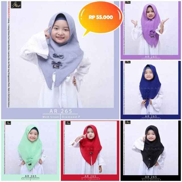 Hijab Anak Ar Rafi AR 265 Kids