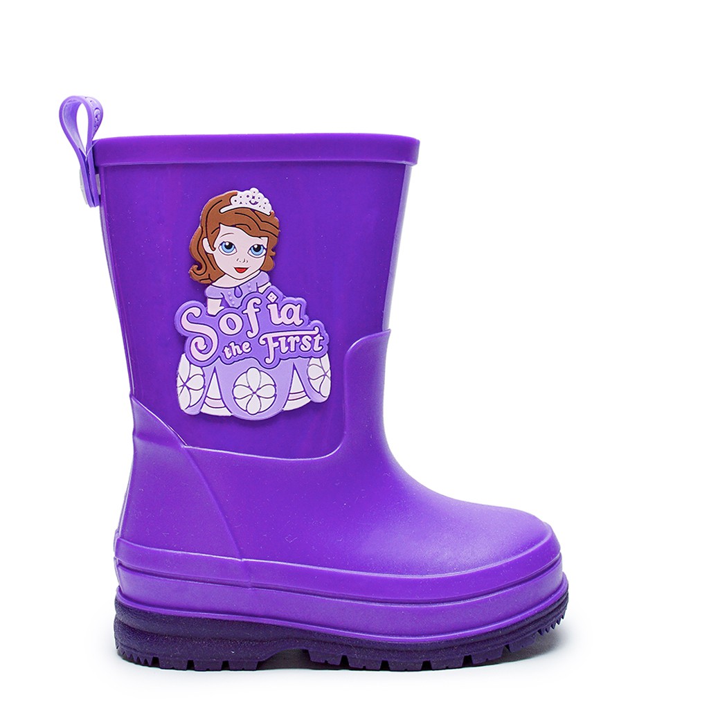 Sepatu Boot Anak Import Disney Princess Sofia Purple