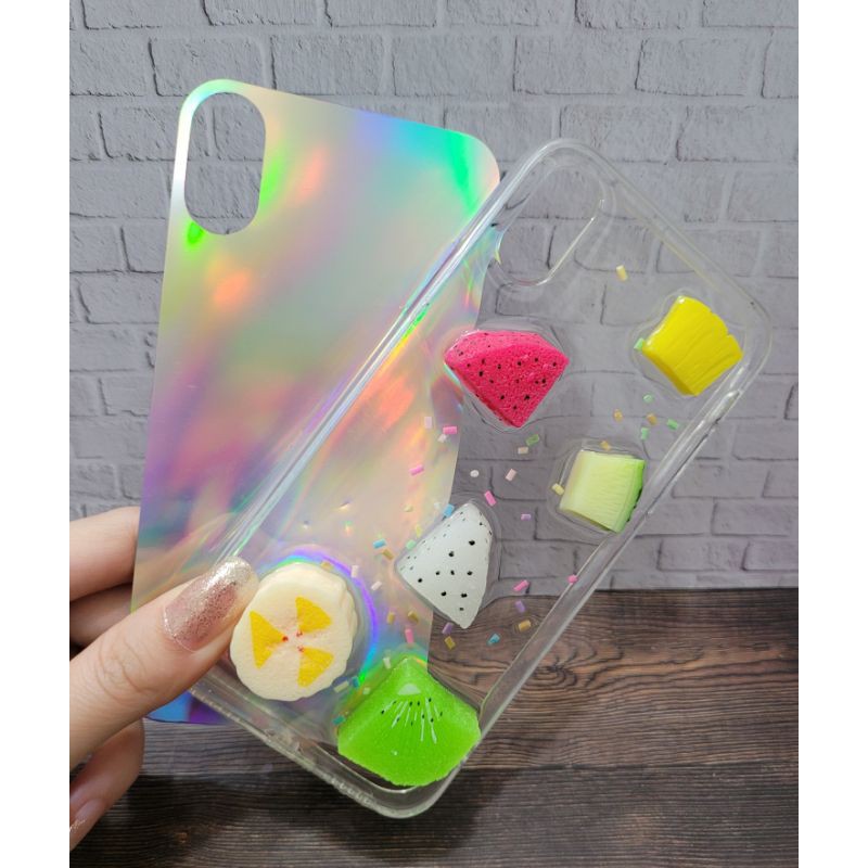 DY Softcase DIY 3D CUTE HOLOGRAM Oppo A12  A53 A52 A92 A11k  Reno 4 Reno 4F