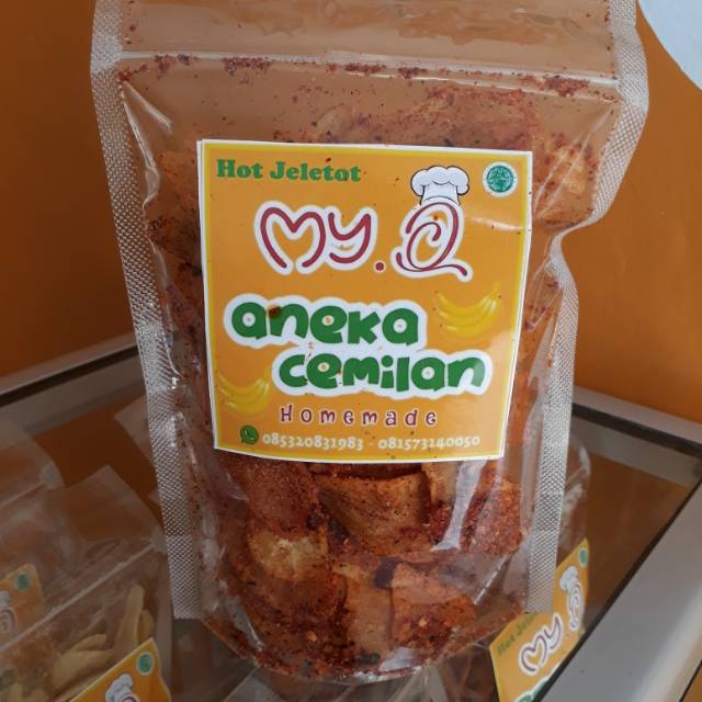 

Keripik pisang aneka rasa "HOT JELETOT