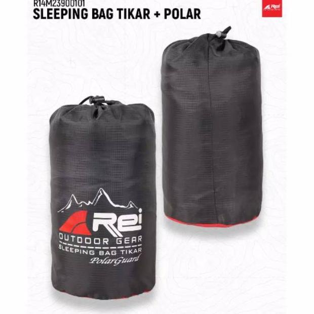 OUTDOORGEAR TIKAR - AREI SLEEPING BAG BLK TIDUR BAG POLAR REI SLEEPING FDH64564E