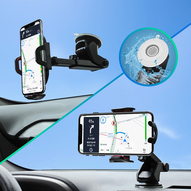 IPHONE 2021 Stand Holder Smartphone Universal Dengan Kop Perekat Untuk Dashboard Mobil