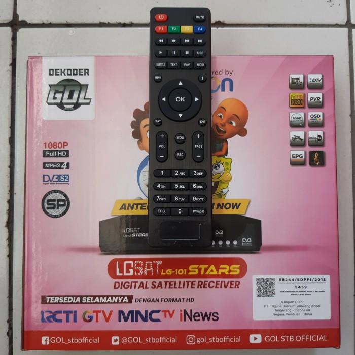 Remote Original Lgsat Stars Gol Lg 101 Bawaan Dari Receiver