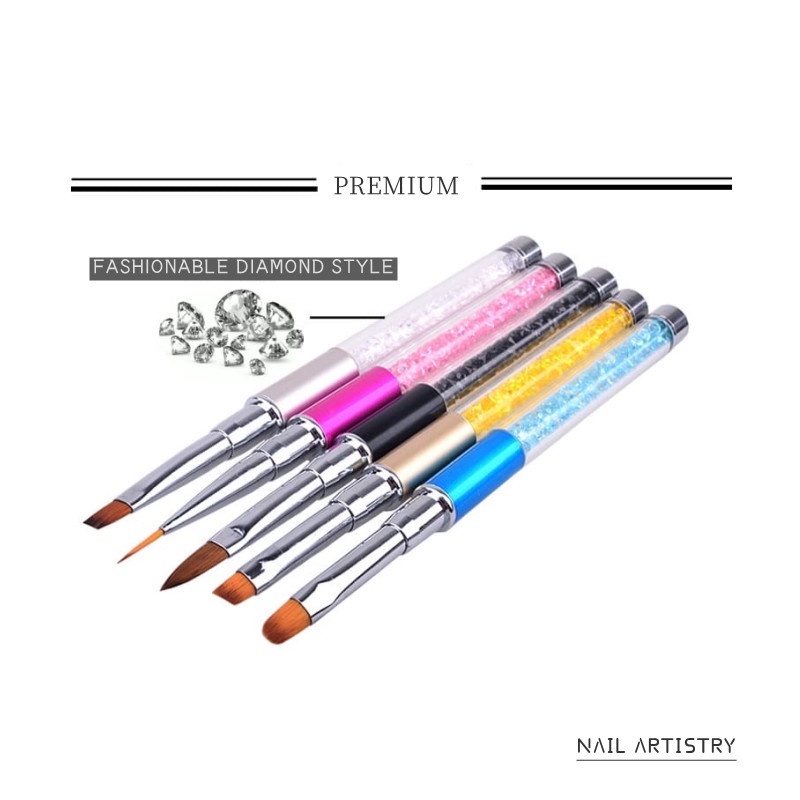 Pretty Premium Liner Brush Kuas Kuku Nail Art / Nail Art Liner Brush / Brush Liner (PCS)