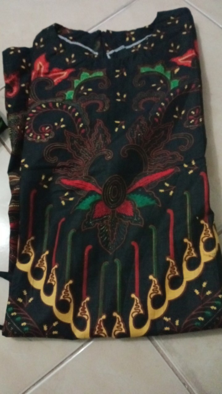 Terlaris Serut Genes Jelita Tunic Navbor Yelbor Whitbor Creambor Tunik Batik Modern Hrb030 Dolbi Dob