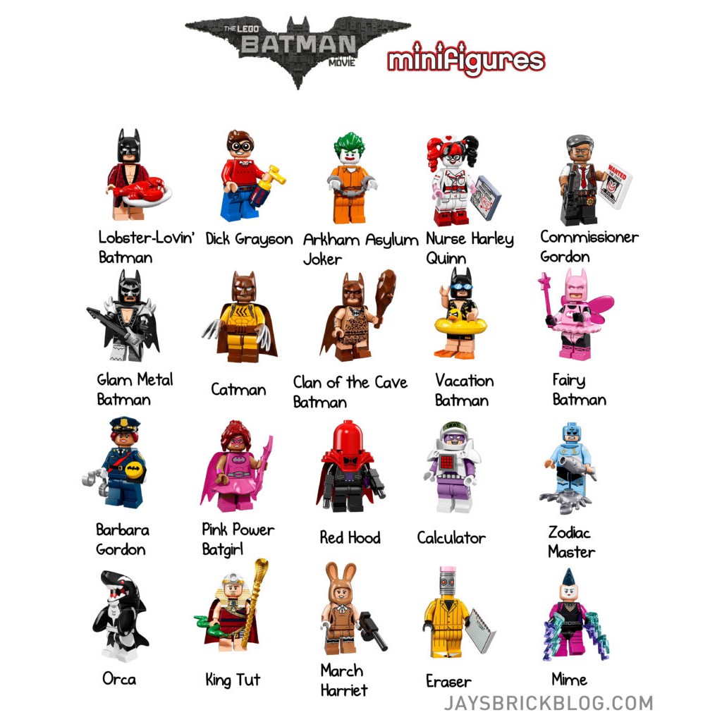 Featured image of post Lego Batman Minifigures Series 3