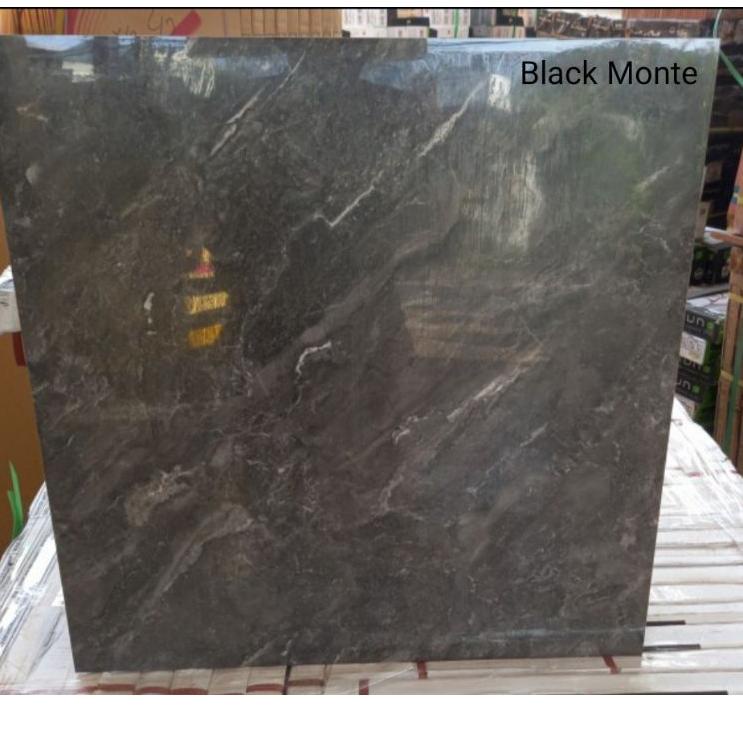 Super Bonus Granit Valentino gress 60x60 Hitam Granit motif dasar gelap