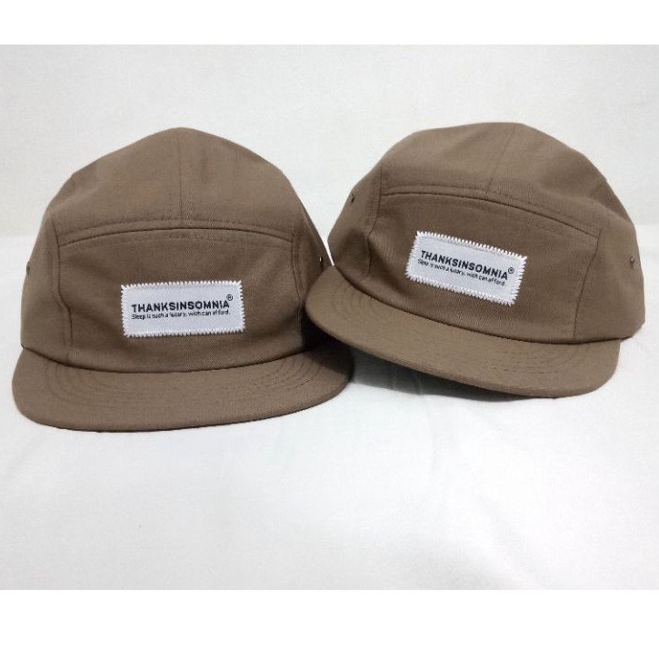 topi 5 panel terbaru-topi distro lima panel visor pendek