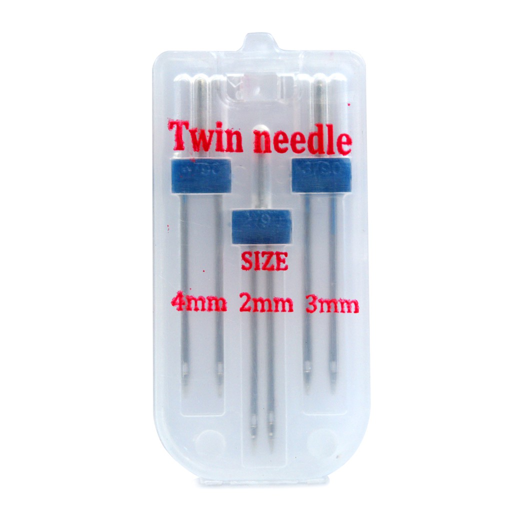 Jarum Kembar Ganda/ Double / Dobel / Double Needle Set Mesin Jahit Portable