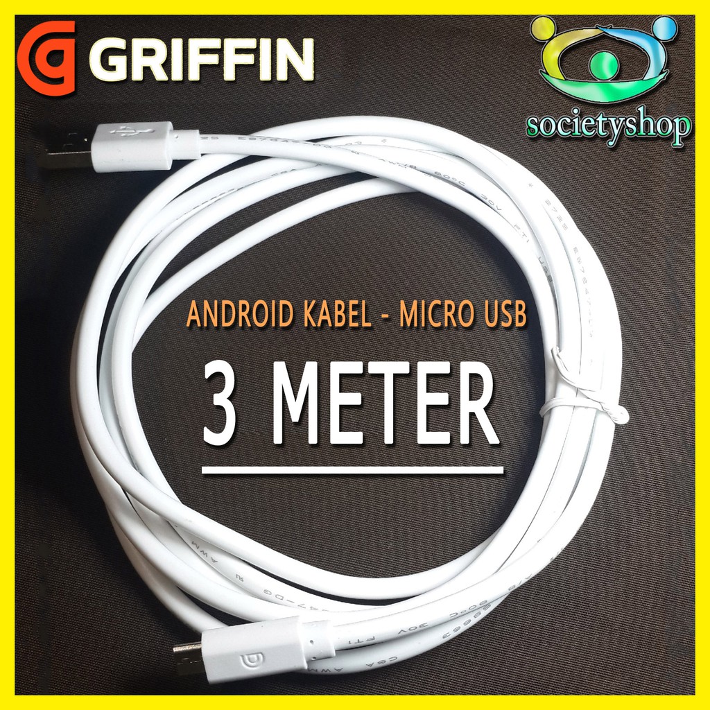 Kabel Data Universal 3 Meter Cable Usb Charger Cas Hp Fast Xiaomi Samsung Murah Bagus Asus Oppo 2A Micro usb Type C USB C Tipsi tipci