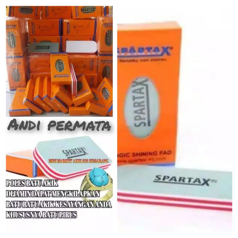 Spartax spon pengkilap batu khususnya batu pirus