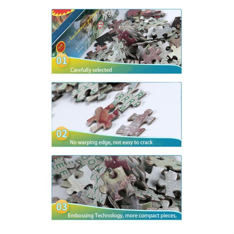 Mary Landscape Puzzle Disentanglement Jigsaw Aktivitas Keluarga Hadiah Koleksi 1000pcs