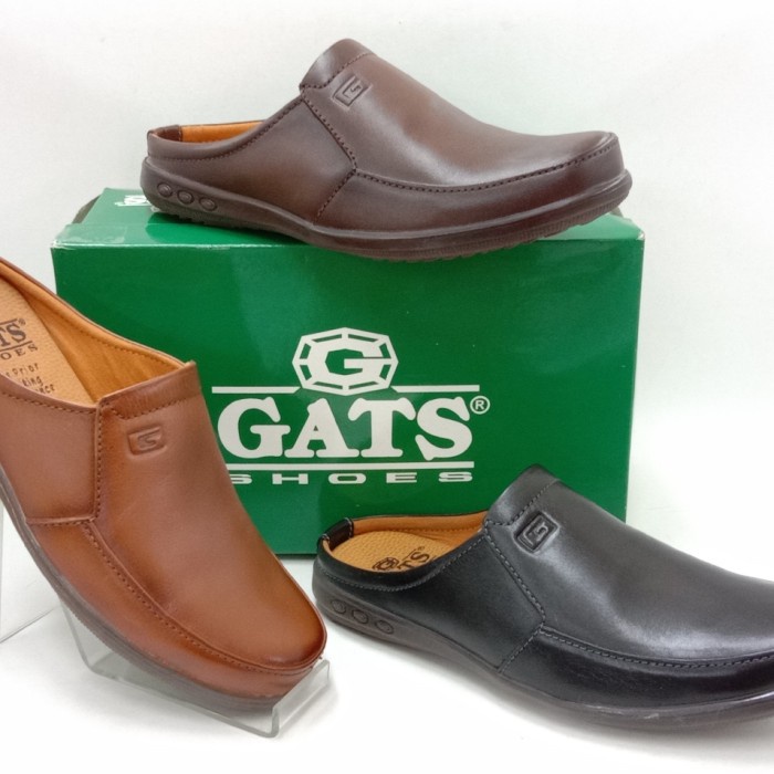 SEPATU SENDAL KULIT GATS NB 0002 ORIGINAL GATS ASLI