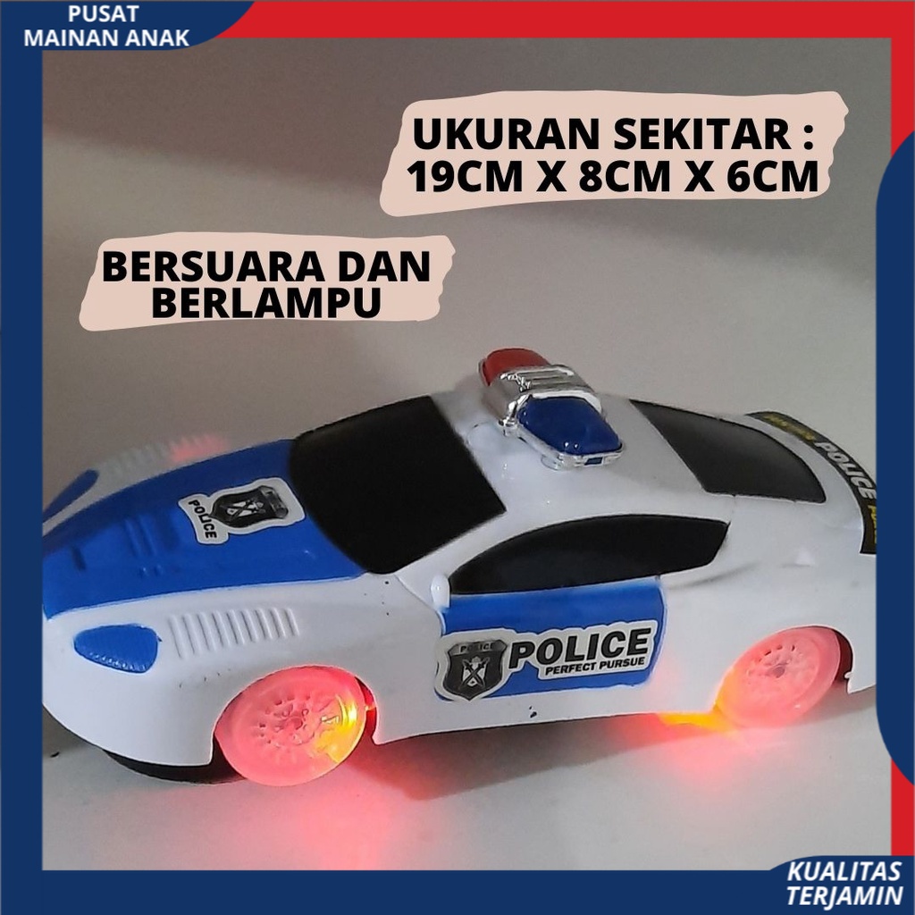 Mainan Mobil Polisi Super Police Car Super Car Police Mobil Super Car Police dengan MUSIK dan LAMPU