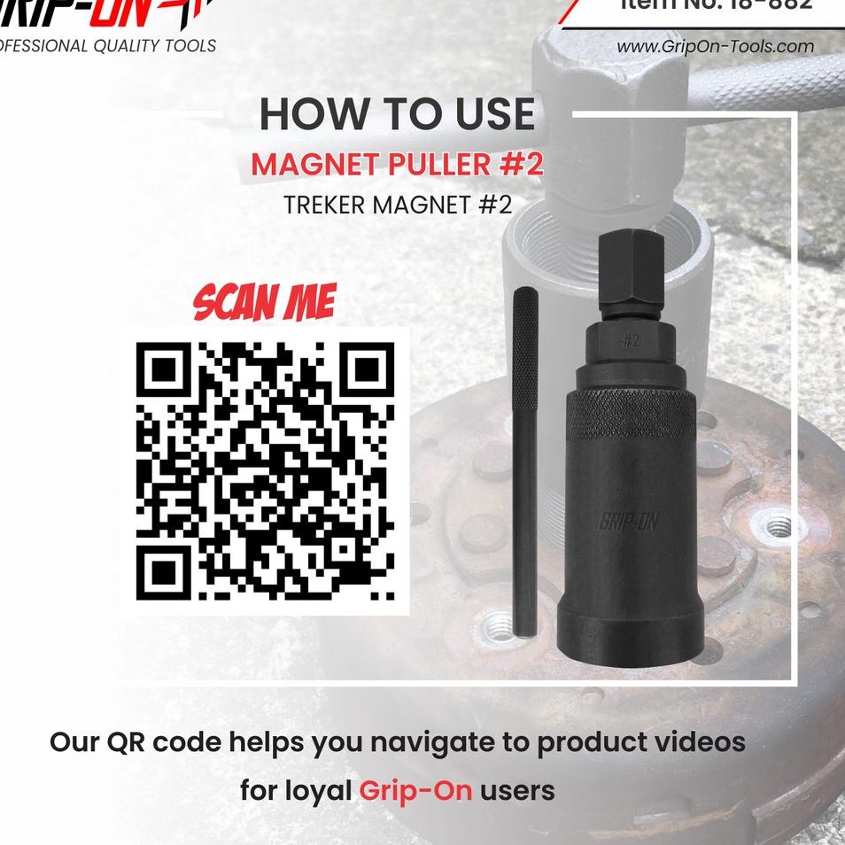 [PoT㊑] GRIP-ON TREKER MAGNET NO 2 SUZUKI - MAGNET PULLER #2 - TRACKER MAGNET MULTI FUNGSI GRIP ON # 